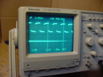 Tektronix TAS250 dual channel oscilloscope 50 mhz/probe