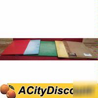5 assorted poly restaurant kitchen cutting prep boards