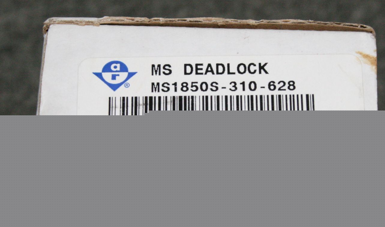 Adams rite MS1850S rh deadbolt lock 1 1/8 backset satin