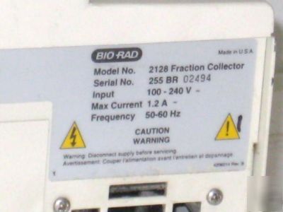 Bio-rad biorad 2128 fraction collector