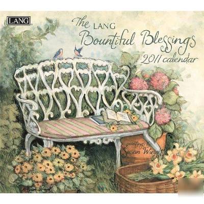 Bountiful blessings s winget 2011 mini wall calendar lg