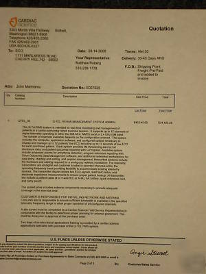Cardiac science telemetry rehab management system
