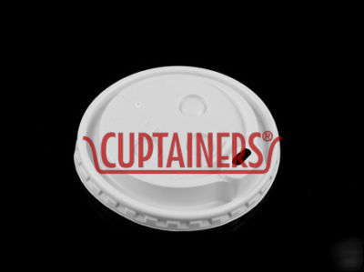 Dopaco 10S,12,16,20 oz dome white lid (1000CT)