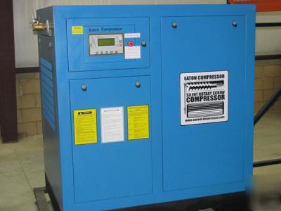 Eaton 50 hp, 3 phase dual volt rotary screw