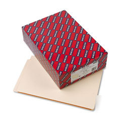 End tab folders, legal, straight cut, 9.5 height, 2-pl