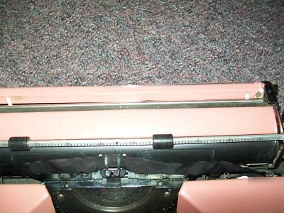 Rare pink olympia deluxe portable typewriter,no case.