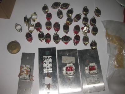 Real elevator control buttons switches & plates