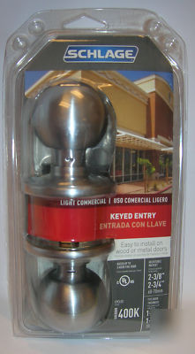Schlage light commercial keyed entry knob #CLS10006