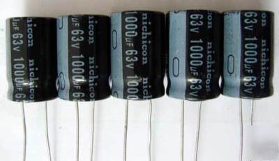 1000UF 63V 100PCS radial electrolytic capacitors dip