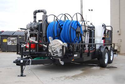 2 mobile pressure washers, water recovery and recycling