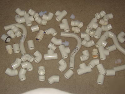 60 3/4 hvac plumbing lot cpvc drain fittings els tee 40