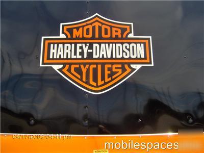 7X12 enclosed cargo motorcycle harley davidson trailer 