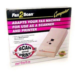 Arista fax 2 scan (adapts your fax to a scanner -print)