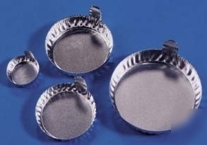 Eagle thermoplastic disposable aluminum crinkle dishes