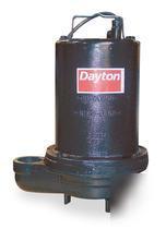 Effluent pump, submersible, 1 hp, 1 phase