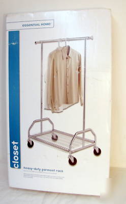Essential home heavy duty garment rack