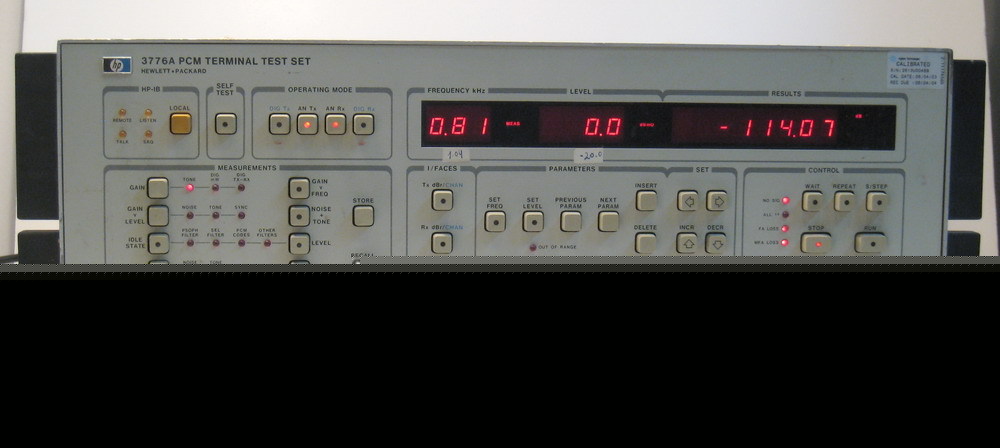Hp agilent 3776B pcm termial test set opt 001 HP3776B