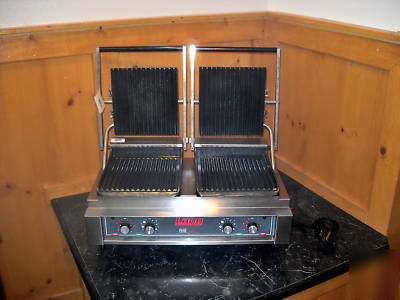 Lang double panini grill sandwich toaster model pb-24