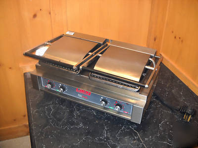 Lang double panini grill sandwich toaster model pb-24