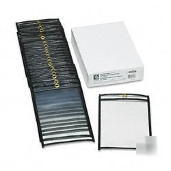 New shop ticket holder for 5 x 8 insert, taped & bla...