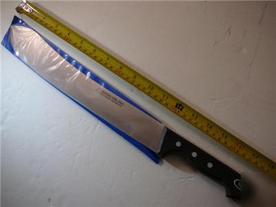 New vintage gustav emil ern cs butcher knife 12