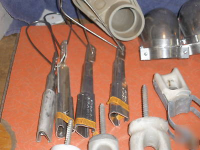 Riser weatherhead house knob top hubs electrical lot