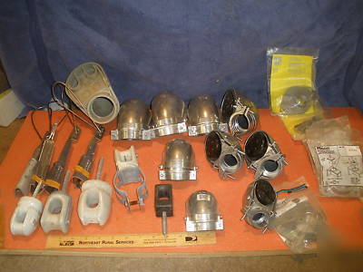 Riser weatherhead house knob top hubs electrical lot