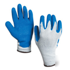 Shoplet select rubber coated palm gloves large