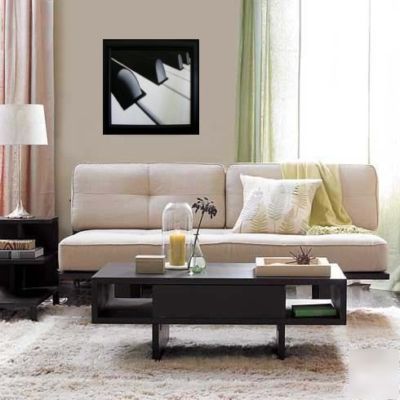 The piano art oil painting music black white max cate