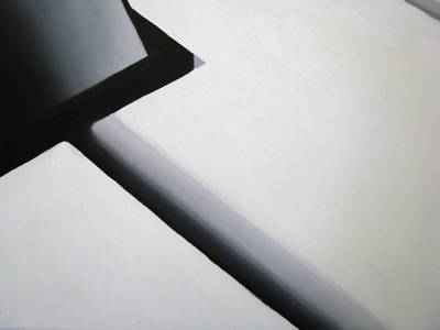 The piano art oil painting music black white max cate