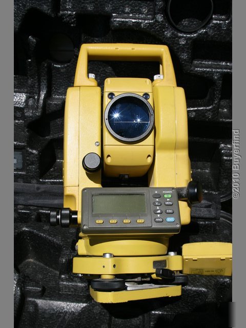 Topcon gts-235W wireless total station w/case + 2 batts