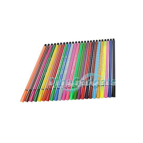 Portable plastic water color markers 24 pcs
