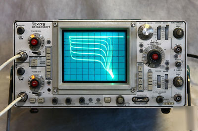 Tektronix 475 oscilloscope 200 mhz *ac/dc operation*