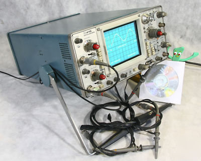 Tektronix 475 oscilloscope 200 mhz *ac/dc operation*