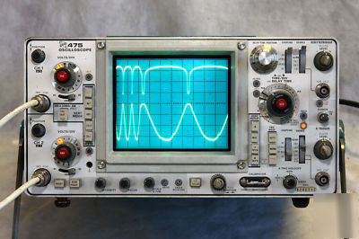 Tektronix 475 oscilloscope 200 mhz *ac/dc operation*