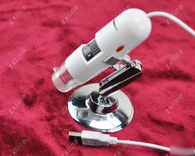 Usb digital microscope 2.0 mega pixel video camera 200X