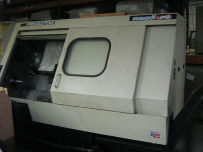 1996 monarch predator cnc lathe w/ barloader