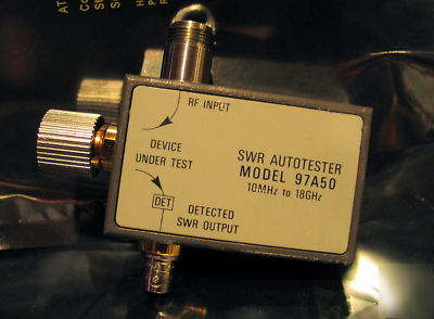 Anritsu wiltron swr autotester 97A50 10MHZ to 18GHZ