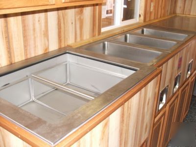 Bbq smoker & log cabin concession trailer