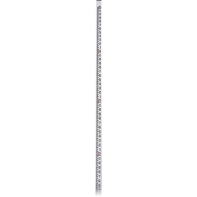 Fiberglass leveling rod 25'l ' and 8THS gradations