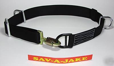 Firefighter class 1 escape/truck belt sav-a-jake