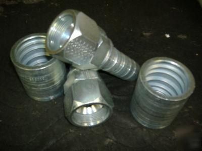 Gates hydraulic hose crimp fittings 20GS-20FJX 2-pack