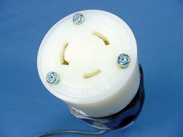 Leviton L10-20 locking connector 20A 125/250V 2363