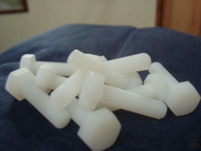 M10 x 40 plastic hex head bolts - pack of 10 free post