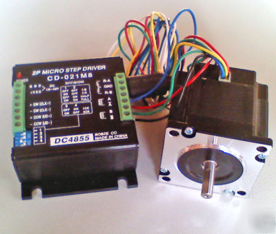 Nema 23 stepper motor & mirco drive set dc 36V 180OZ-in