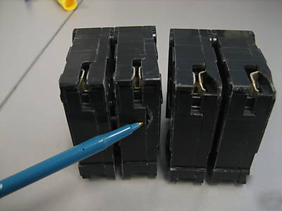 New 4 pieces siemens/murray lot of circuit breaker all 