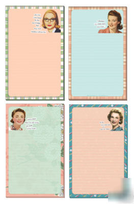 New anne taintor 4 different nifty notepads mod office 