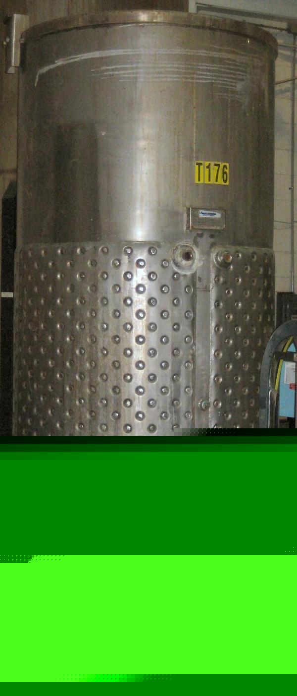 Stainless steel dimple jacket process tank with mixer