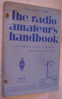 Vintage 1958 arrl handbook amateur ham radio n/r