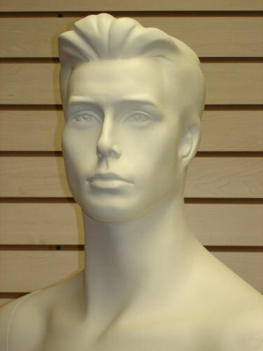 White color full size masculine male mannequin cge-7